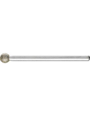 Bild Schleifstift Diamant D126Kugelform 5x3mm Pferd-0