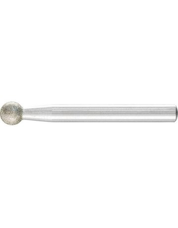 Bild Schleifstift Diamant D126Kugelform 8x6mm Pferd-0