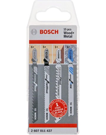 Bild Stichsägeblatt-Set Wood and Metal 15-teilig Bosch-0