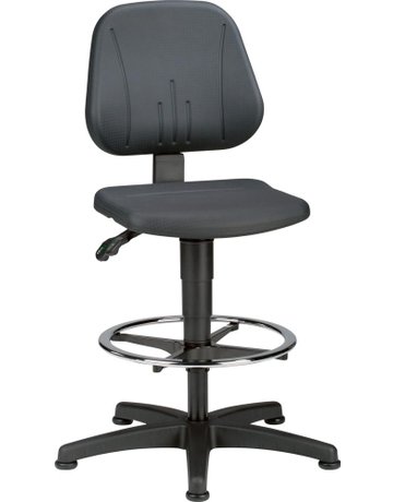 Bild Bimos Arbeitsstuhl 9651-2000 Unitec 3 Sitzhöhe 580-850 mm mit Gleiter, Integralsch.-0