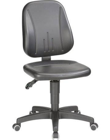 Bild Bimos Arbeitsstuhl 9653-0551 Unitec 2 Sitzhöhe 440-620 mm mit Rollen, Kunstleder-0