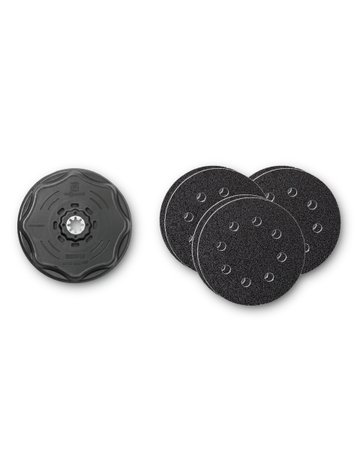 Bild Schleifset rund gelocht, Ø115mm Fein 7-teilig StarlockPlus-0