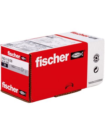 Bild fischer Bolzenanker FAZ II, Stahl galvanisch verzinkt 12/30-1