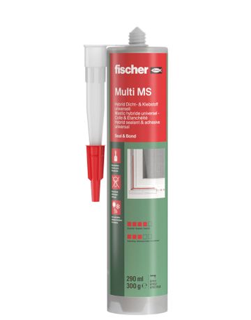 fischer fix it Multi Kleb- und Dichtstoff KD-290 weiß