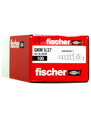 Bild Gipskartondübel Metall GKM 27 Metall,Länge:31,Anbauteildicke max:27 - fischer-2