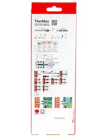 Bild fischer Abstandsmontagesystem Thermax, galvanisch verzinkt 12/110 M12 B (2)-3