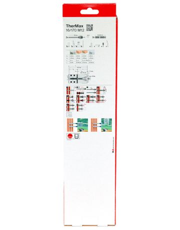 Bild fischer Abstandsmontagesystem Thermax, galvanisch verzinkt 16/170 M12 B (2)-1