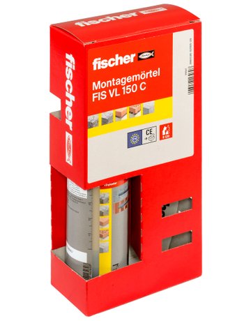 Bild Montagemörtel 150 C 2K-Mörtel auf Vinyl-Hybridbasis,145ml - fischer-1