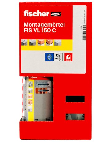 Bild Montagemörtel 150 C 2K-Mörtel auf Vinyl-Hybridbasis,145ml - fischer-3