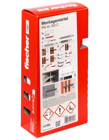 Bild Montagemörtel 150 C 2K-Mörtel auf Vinyl-Hybridbasis,145ml - fischer-2