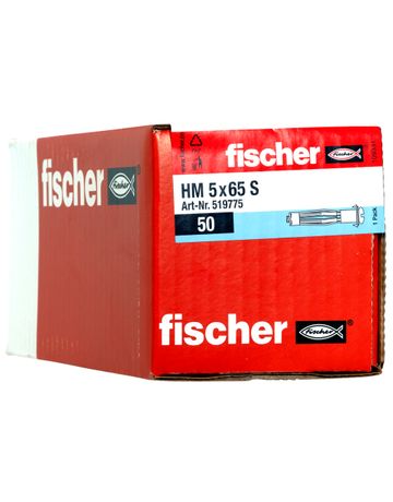 Bild fischer Hohlraum-Metalldübel HM-S, Schraube, verzinkt 5x65 S-2