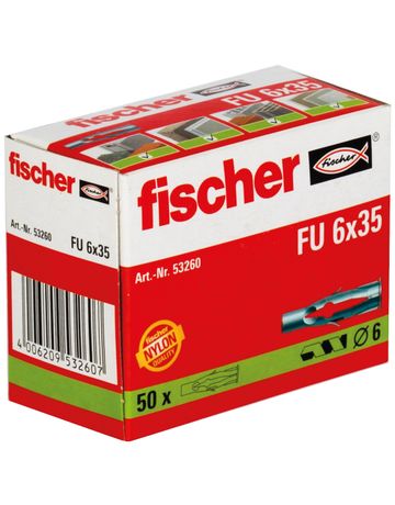 Bild fischer Universaldübel, Nylondübel FU 6x35-1