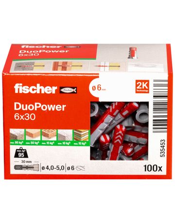 Bild fischer Universaldübel DUOPOWER 6x30-2