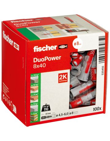 Bild fischer Universaldübel DUOPOWER 8x40-1