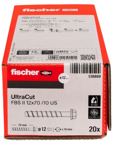 Bild fischer Betonschraube ULTRACUT US FBS II12x 70 10/ -/ --4