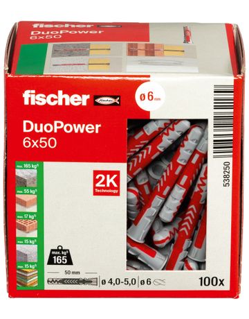 Bild fischer Universaldübel DUOPOWER 6 x 50-2