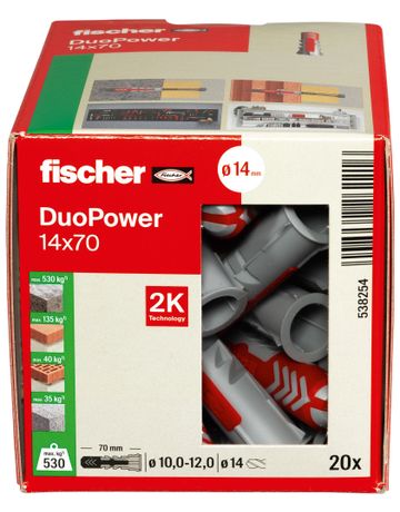 Bild fischer Universaldübel DUOPOWER 14 x 70-2