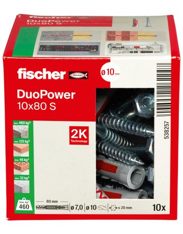 Bild fischer Universaldübel DUOPOWER 10 x 80 S-2