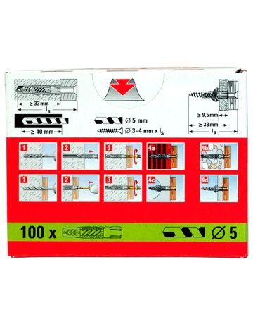 Bild fischer Universal-Nylondübel UX 5x30-3