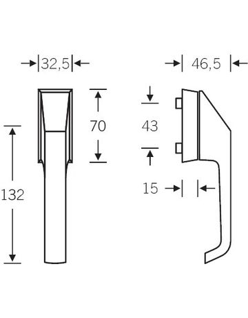 Bild Drehkipp- Fenstergriff, abschließbar 34 3488, Standard - FSB-1