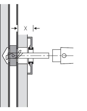 Bild FSB Wechselstift 05 0115, 9x75mm, Maß X 35-39 verzinkt-1