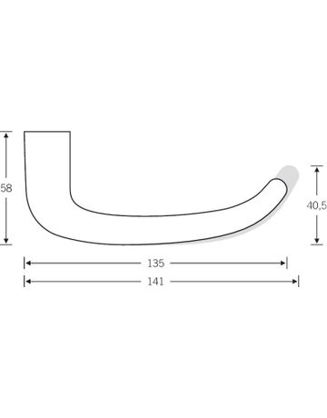 Bild FSB Drückerlochteil ASL® 10 1023, 8mm, DIN Links-Rechts, edelstahl, fein matt-1