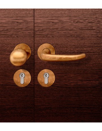 Bild Wechselgarnitur 72 1023 Rosette rund ,PZ,8,DR,h-bronze,TS45-54 - FSB-0