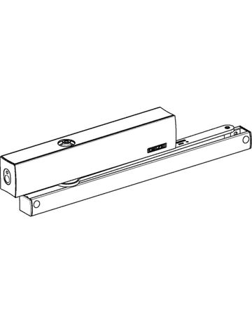 Bild GEZE Oben-Türschließer TS 5000 EFS, EN 3-6, mit elektrischer Freilauffunktion, edelstahloptik, 24V, Sturzmontage Bandgegenseite, Sicherheitsventil-1