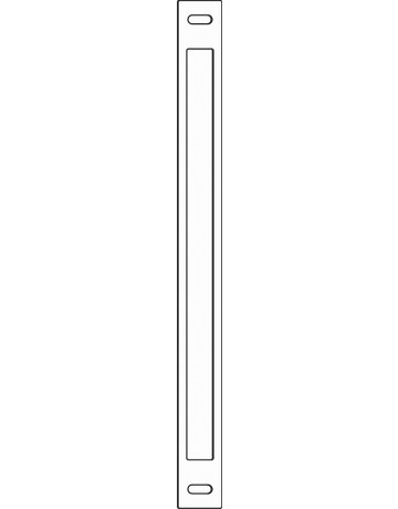 Bild GEZE Flachstulp IQ Lock,28x320x3,kantig,edelstahl-1