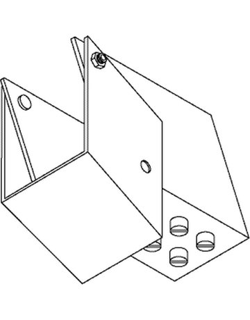 Bild RWA-Konsole, für Spindelantrieb, E 250, DL-R, Aluminium, RAL-Sonderfarbton lackiert - GEZE-1
