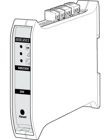 Bild RWA-Sensor-Modul, MBZ 300, SM, Aufputz, Kunststoff, schwarz - GEZE-2