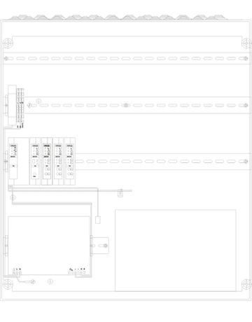 Bild Rauchwärmeabzug- Modulare Bus-Zentrale, MBZ 300, N24, Aufputz, 24 DC, Stahlblech, grau - Geze-1