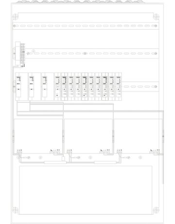 Bild RWA-Notstromsteuerzentrale, 24V DC, Aufputz, MBZ 300, N72, Stahlblech grau - GEZE-1
