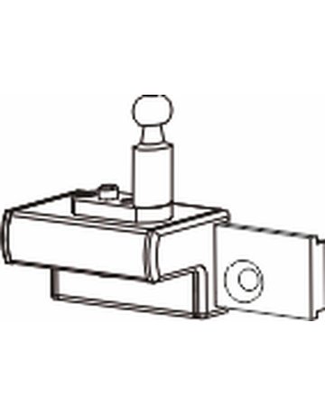 Bild RWA-Flügelbock, E 170, Aluminium, naturton eloxiert - GEZE-1