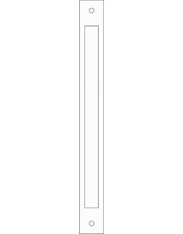 Bild GEZE Flachschließblech IQ Lock,28x270 ktg,edelstahl-1