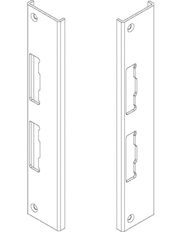 Bild GEZE Profilschließblech IQ Lock,49x270x9 ktg,edelstahl-1