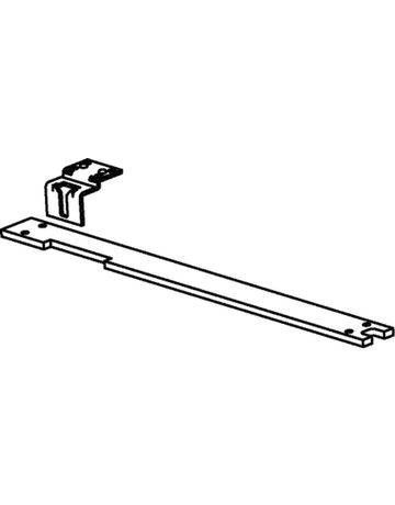 Bild Kippfenster- Montageset-Rahmen, Power Lock, für Verriegelungsantrieb, Aluminium naturton eloxiert-1