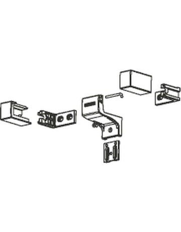 Bild Rauchwärmeabzug- Konsolensatz, für Kettenantrieb, Powerchain, A, DIN Links-Rechts, Aluminium, RAL 9005 lackiert-1