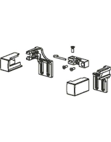 Bild Rauchwärmeabzug- Konsolensatz, für Kettenantrieb, Powerchain, B, DIN Links-Rechts, Aluminium, RAL 9005 lackiert-2