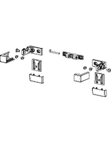 Bild Rauchwärmeabzug- Konsolensatz, für Kettenantrieb, Slimchain, B, DIN Links-Rechts, Aluminium, RAL 9016 lackiert - Geze-1