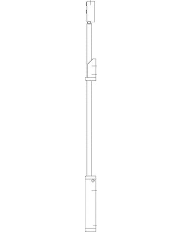 Bild Oberlicht- Zubehör, für Handhebel, OL 90N / OL 95, Aluminium, RAL 9016 lackiert-1