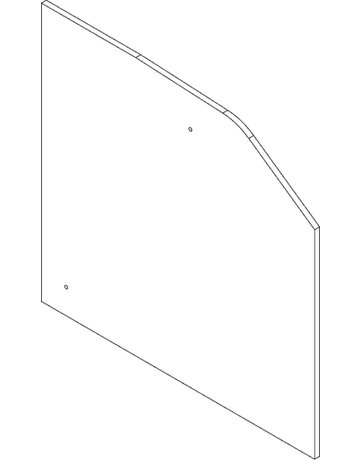 Bild ZT-Stirnabdeckung,Set, Perlan 140, Aluminium, naturton eloxiert - GEZE-0