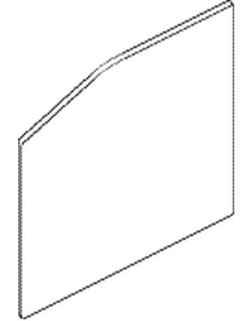 Bild ZT-Stirnabdeckung,Set, Perlan 140, Aluminium, naturton eloxiert - GEZE-1