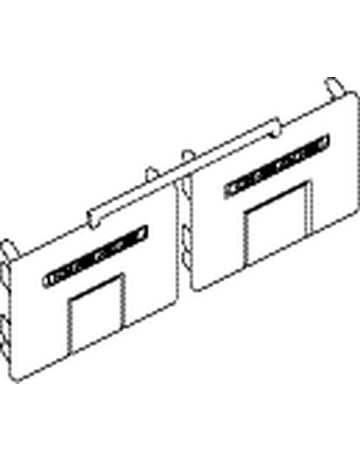 Bild Zimmertür- Stirnabdeckung, für Glasklemmplatte, Breite 30mm, einflügelig, Aluminium, edelstahloptik eloxiert - Geze-1