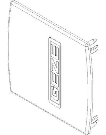 Bild ZT-Stirnabdeckung,Set, Levolan 60/120, Aluminium, tiefschwarz lackiert - GEZE-1