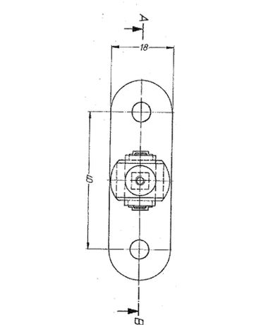 Bild Drehkipp- Balkontürschnäpper, FT 50/18 FR/o, Stahl-1