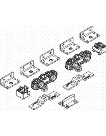 Bild ZT-Doppelrollenwagen, Set, Rollan 40 NT, Kunststoff - GEZE-1