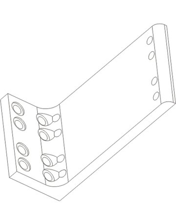 Bild RWA-Konsolenwinkel, E 3000 HSK, für Elektrospindelantriebe, silberfarbig - GEZE-1
