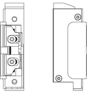 Bild Vektortüröffner,mit schwacher Fallenfeder,A4300LKB DC,DL-R - GEZE-1