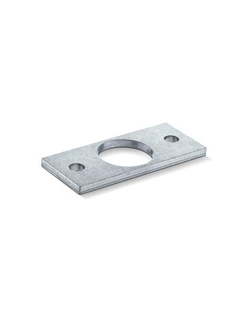 Bild Unterlegplatte, IQ Lock, für Schaltschloss, Edelstahl - GEZE-0